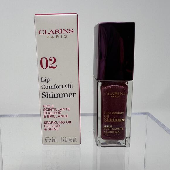 NIB Clarins Lip Oil Purple Rain - Picture 5 of 6